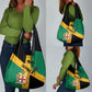 Happy Jumieka Independence Day Grocery Bag Coat Of Arms Flag Style