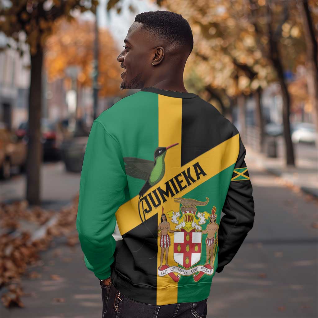 Happy Jumieka Independence Day Sweatshirt Coat Of Arms Flag Style