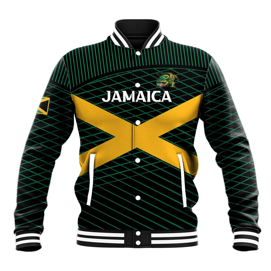 Jamaica Rugby Custom Baseball Jacket Go Champions