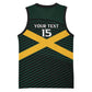 Jamaica Rugby Custom Basketball Jersey Go Champions LT15