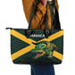 Jamaica Rugby Leather Tote Bag Go Champions