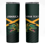 Jamaica Rugby Custom Skinny Tumbler Go Champions