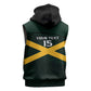 Jamaica Rugby Custom Sleeveless Hoodie Go Champions - African Pride