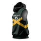 Jamaica Rugby Custom Sleeveless Hoodie Go Champions - African Pride