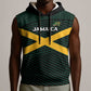Jamaica Rugby Custom Sleeveless Hoodie Go Champions - African Pride