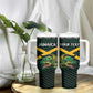 Jamaica Rugby Custom Tumbler With Handle Go Champions