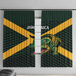 Jamaica Rugby Window Curtain Go Champions
