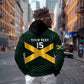 Jamaica Rugby Custom Zip Hoodie Go Champions