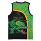 Jamaica Rugby Custom Basketball Jersey Go Champions - Pineapple Pattern LT15