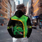 Jamaica Rugby Custom Hoodie Go Champions - Pineapple Pattern