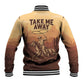 Black Cowboy Take Me Away Baseball Jacket