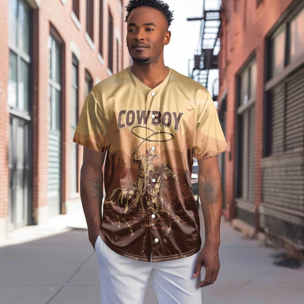 Black Cowboy Take Me Away Baseball Jersey