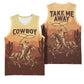 Black Cowboy Take Me Away Basketball Jersey LT15