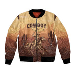 Black Cowboy Take Me Away Bomber Jacket