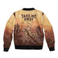 Black Cowboy Take Me Away Bomber Jacket