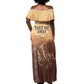 Black Cowboy Take Me Away Off Shoulder Maxi Dress