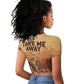 Black Cowboy Take Me Away Raglan Cropped T shirt