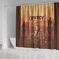 Black Cowboy Take Me Away Shower Curtain