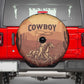 Black Cowboy Take Me Away Spare Tire Cover