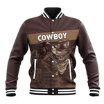 Personalised Skull Cowboy Baseball Jacket Wild West Reborn