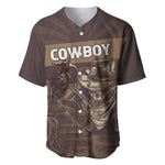 Personalised Skull Cowboy Baseball Jersey Wild West Reborn