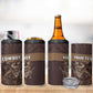Personalised Skull Cowboy 4 in 1 Can Cooler Tumbler Wild West Reborn