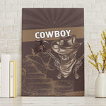 Skull Cowboy Canvas Wall Art Wild West Reborn