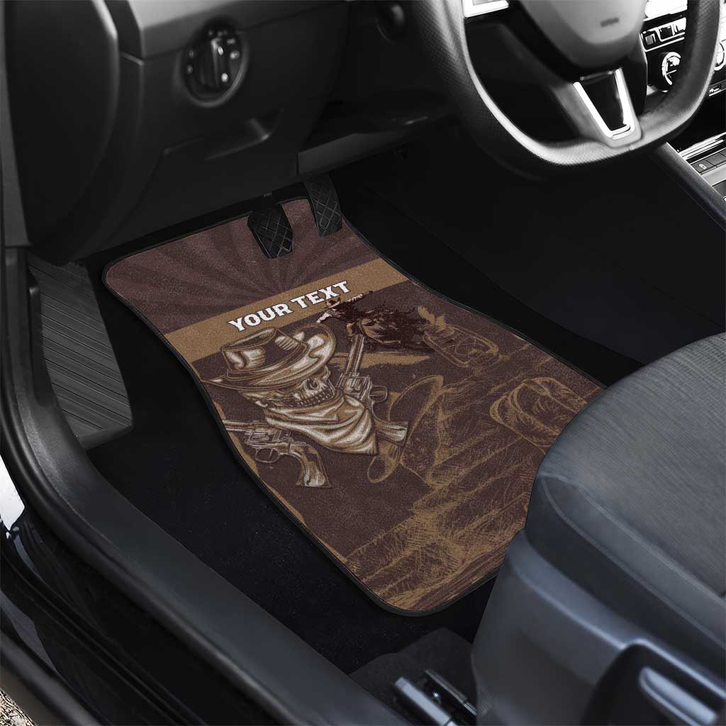 Skull Cowboy Car Mats Wild West Reborn