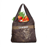 Skull Cowboy Grocery Bag Wild West Reborn