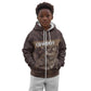 Personalised Skull Cowboy Kid Hoodie Wild West Reborn