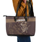 Skull Cowboy Leather Tote Bag Wild West Reborn