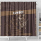 Skull Cowboy Shower Curtain Wild West Reborn