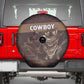 Skull Cowboy Spare Tire Cover Wild West Reborn