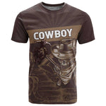 Personalised Skull Cowboy T shirt Wild West Reborn