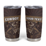 Personalised Skull Cowboy Tumbler Cup Wild West Reborn
