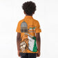 Personalised Happy Cote dIvoire Kid Polo Shirt 65th of Independence Day