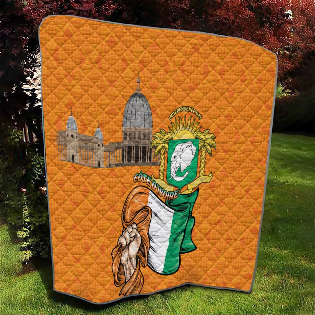 Happy Cote dIvoire Quilt 65th of Independence Day