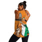 Personalised Happy Cote dIvoire Women Racerback Tank 65th of Independence Day