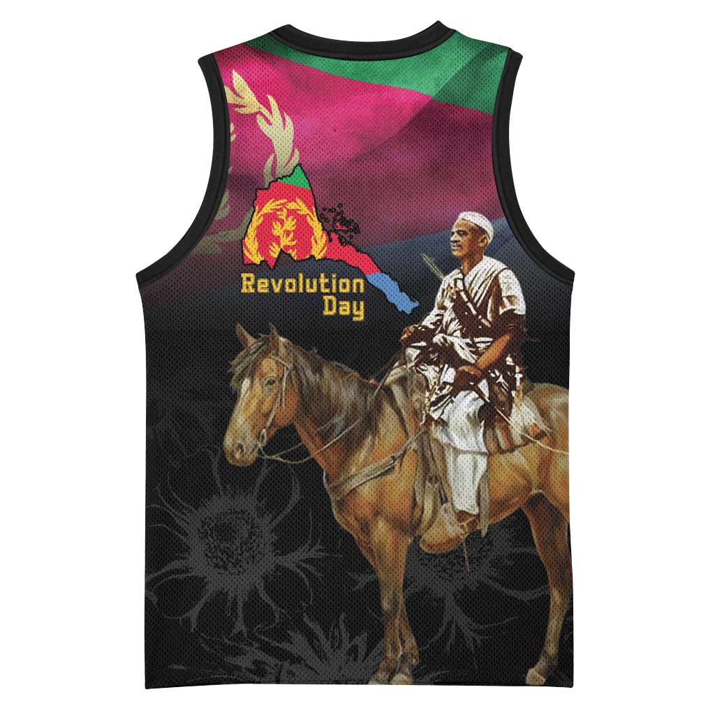 Happy Eritrea Revolution Day Basketball Jersey Remember Hamid Idris Awate LT15