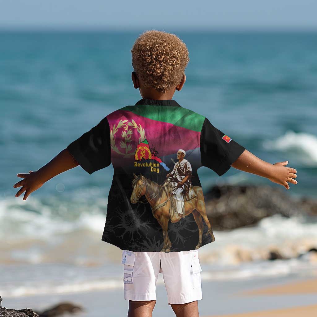 Happy Eritrea Revolution Day Kid Hawaiian Shirt Remember Hamid Idris Awate - African Pride