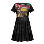 Happy Eritrea Revolution Day Kid Short Sleeve Dress Remember Hamid Idris Awate - African Pride