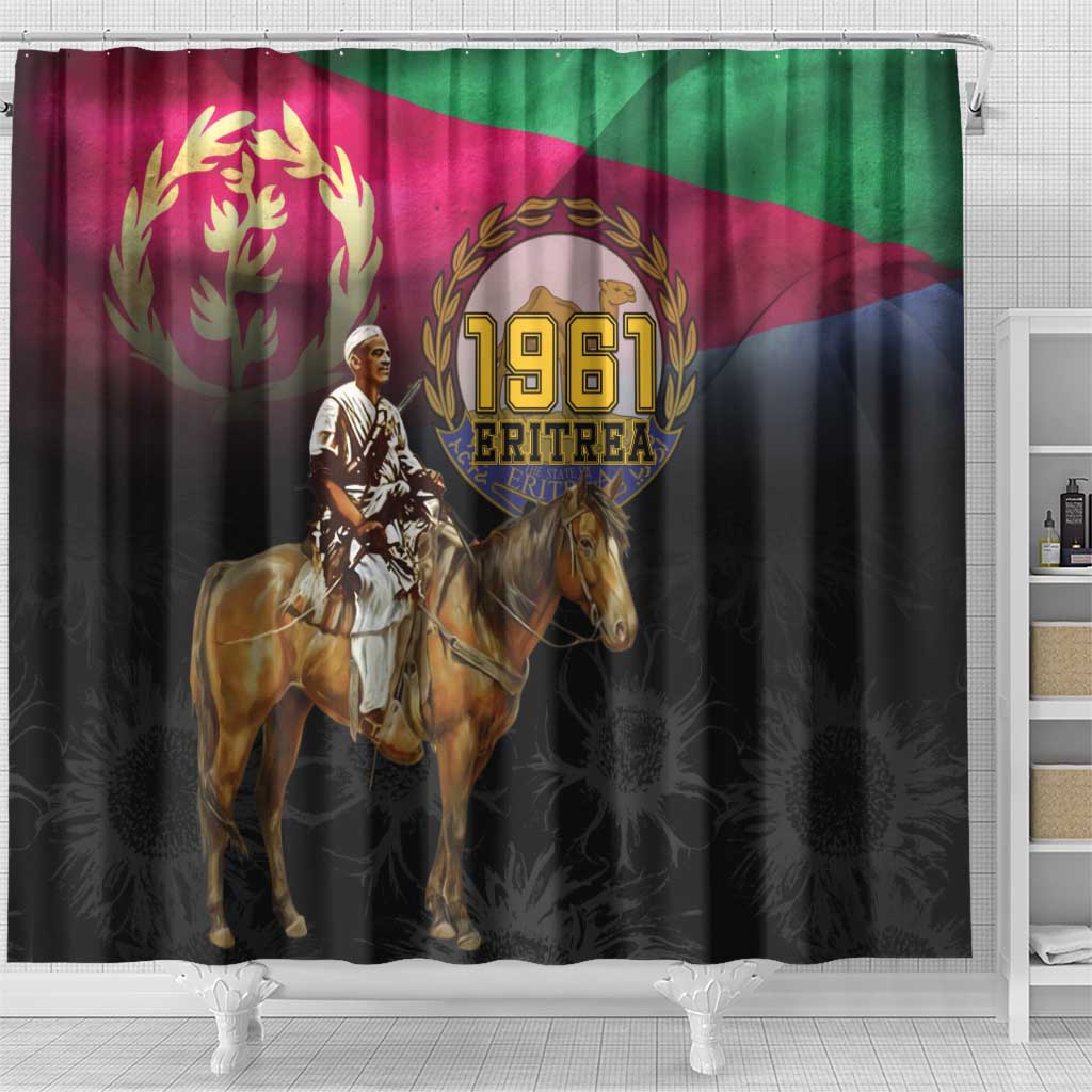 Happy Eritrea Revolution Day Shower Curtain Remember Hamid Idris Awate - African Pride