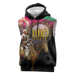 Happy Eritrea Revolution Day Sleeveless Hoodie Remember Hamid Idris Awate - African Pride