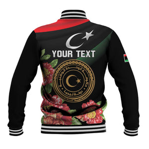 Personalized Libya Baseball Jacket February 17th Revolution - African Pride