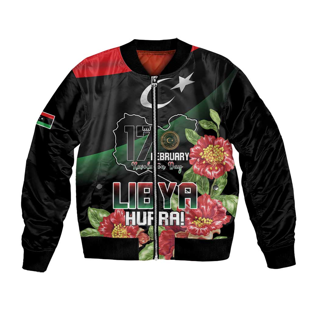 Personalized Libya Bomber Jacket February 17th Revolution - African Pride