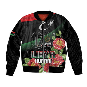 Personalized Libya Bomber Jacket February 17th Revolution - African Pride
