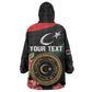Personalized Libya Kid Wearable Blanket Hoodie February 17th Revolution - African Pride