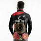 Personalized Libya Long Sleeve Polo Shirt February 17th Revolution - African Pride