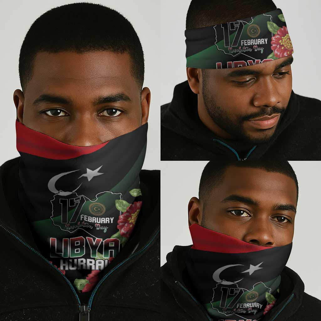 Libya Neck Gaiter February 17th Revolution LT15
