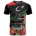 Personalized Libya T shirt February 17th Revolution - African Pride